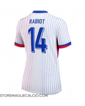Francia Adrien Rabiot #14 Maglia Gara Trasferta Repliche Europei 2024 Donna